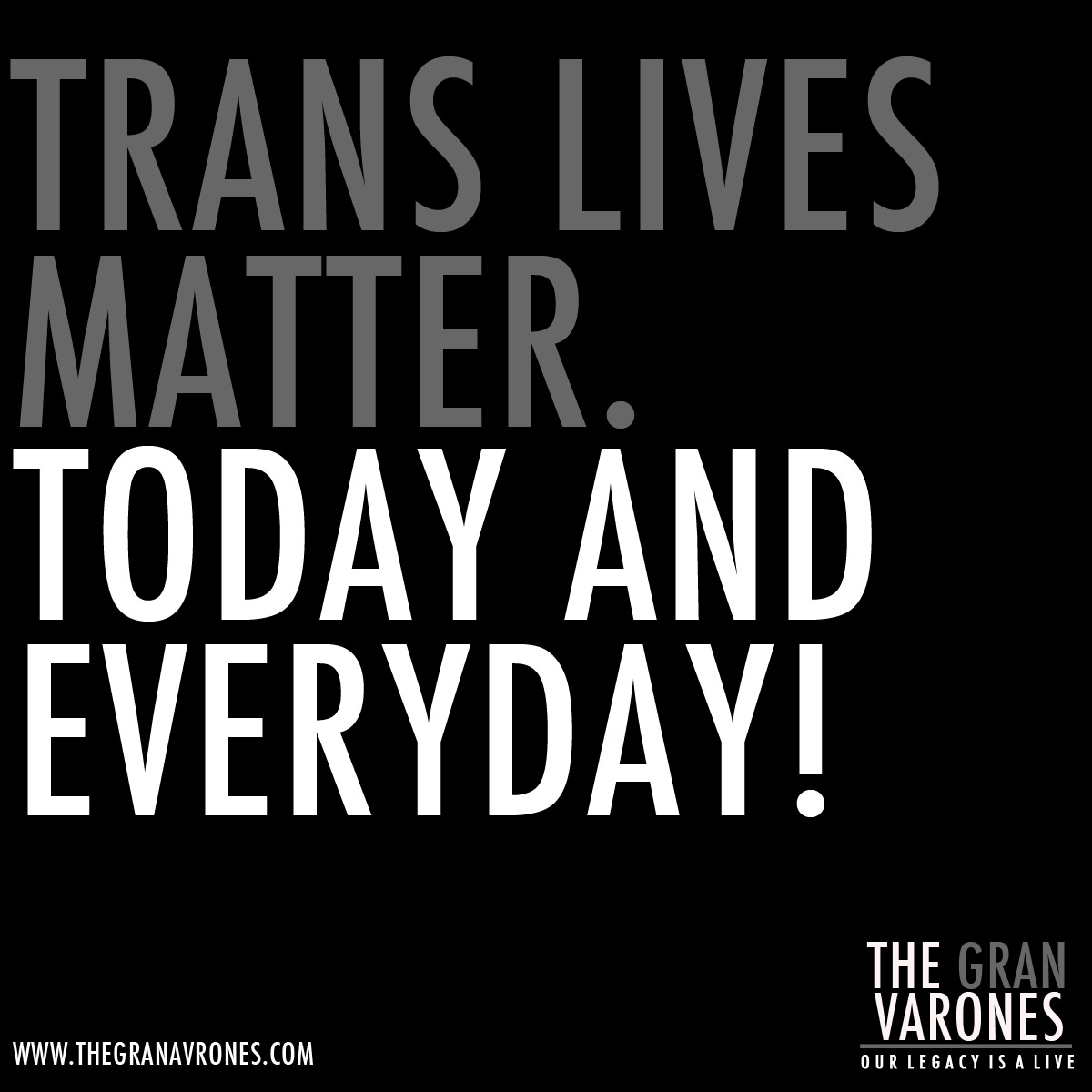 on this day and everyday, we honor, support and stand in solidarity with trans* power. we are thankful for every trans* mentor, warrior, healer and ancestor that have supported and nurtured the development of our community. i speak your names today...